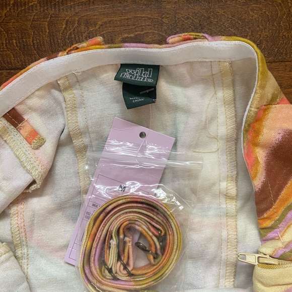 70s Print Mini Dress NWT - Picture 2 of 4